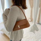 Luxury Brand Crossbody Bags for Women Fashion Design Underarm 2026 Woman Shoulder Bag Female Handbag and Purses Solid Color