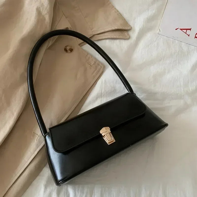 Luxury Brand Crossbody Bags for Women Fashion Design Underarm 2026 Woman Shoulder Bag Female Handbag and Purses Solid Color