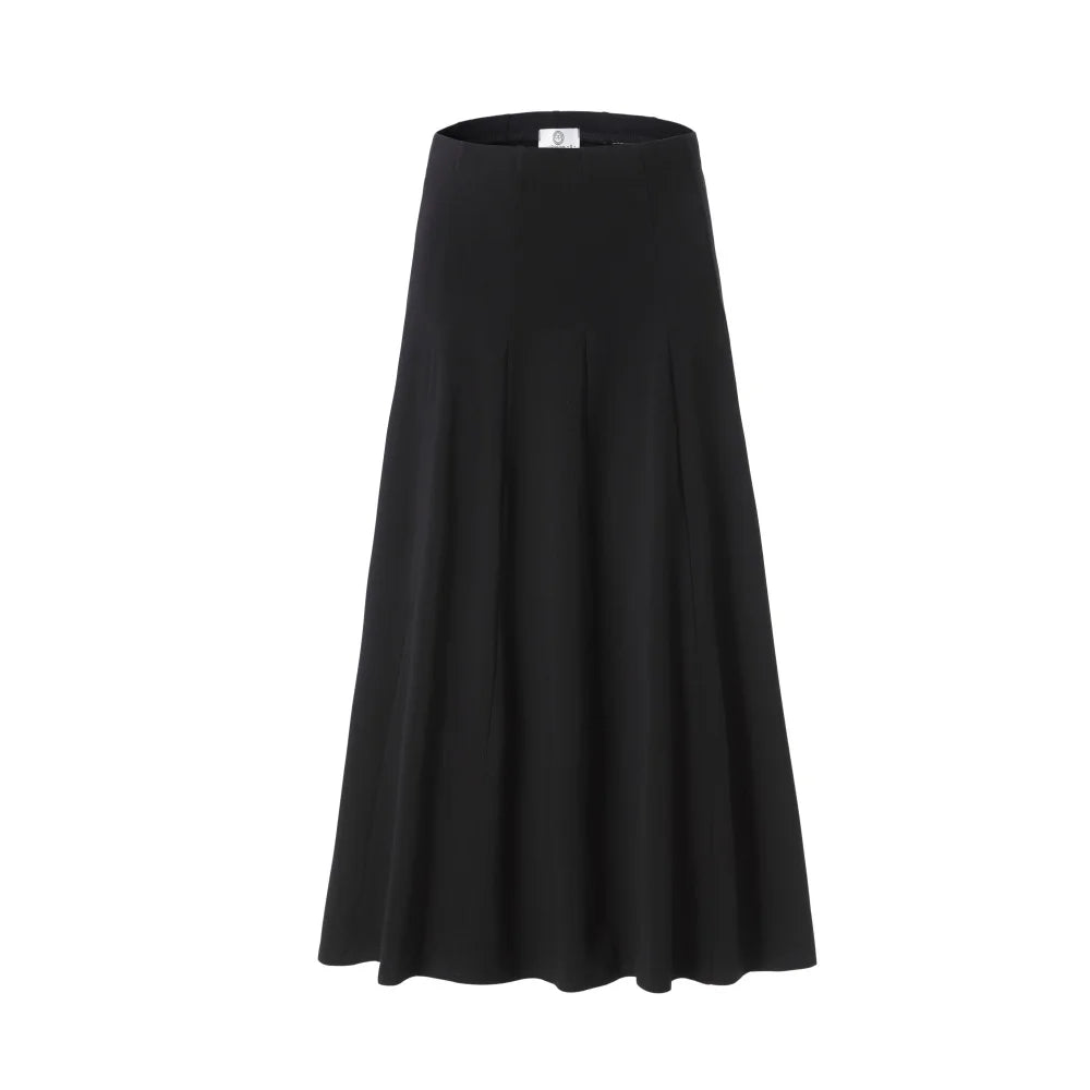 AP SS26 Panel Pleated Washed Denim Skirts Teen Girls Women Fashion Cotton Jeans Skirts Clothing