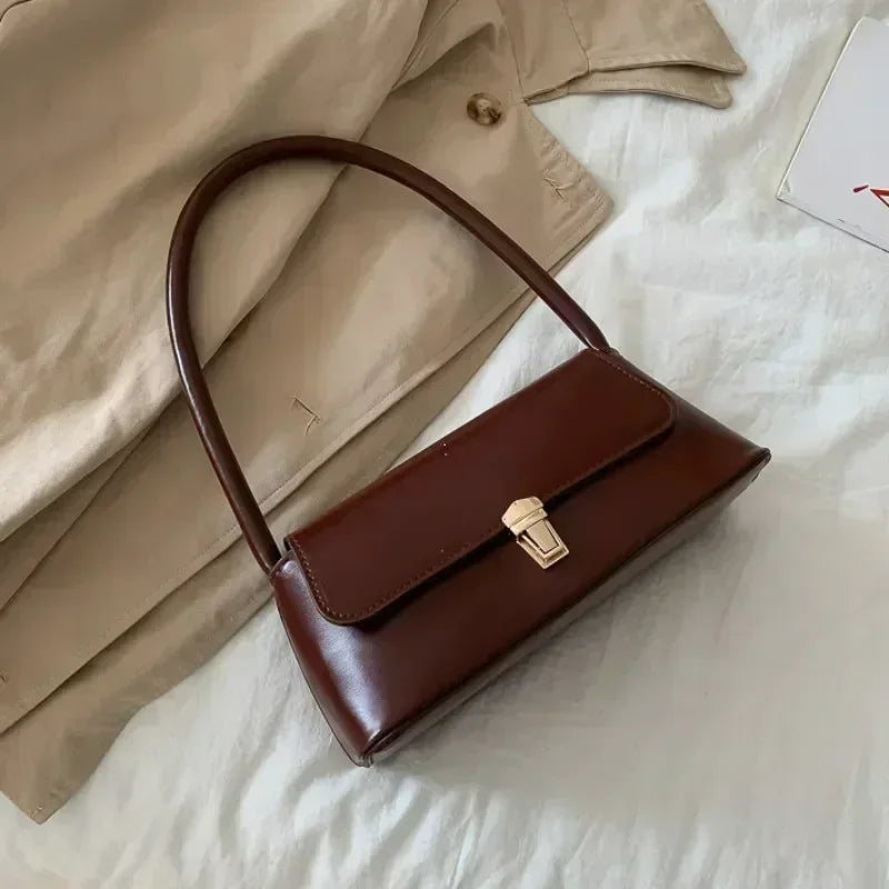 Luxury Brand Crossbody Bags for Women Fashion Design Underarm 2026 Woman Shoulder Bag Female Handbag and Purses Solid Color
